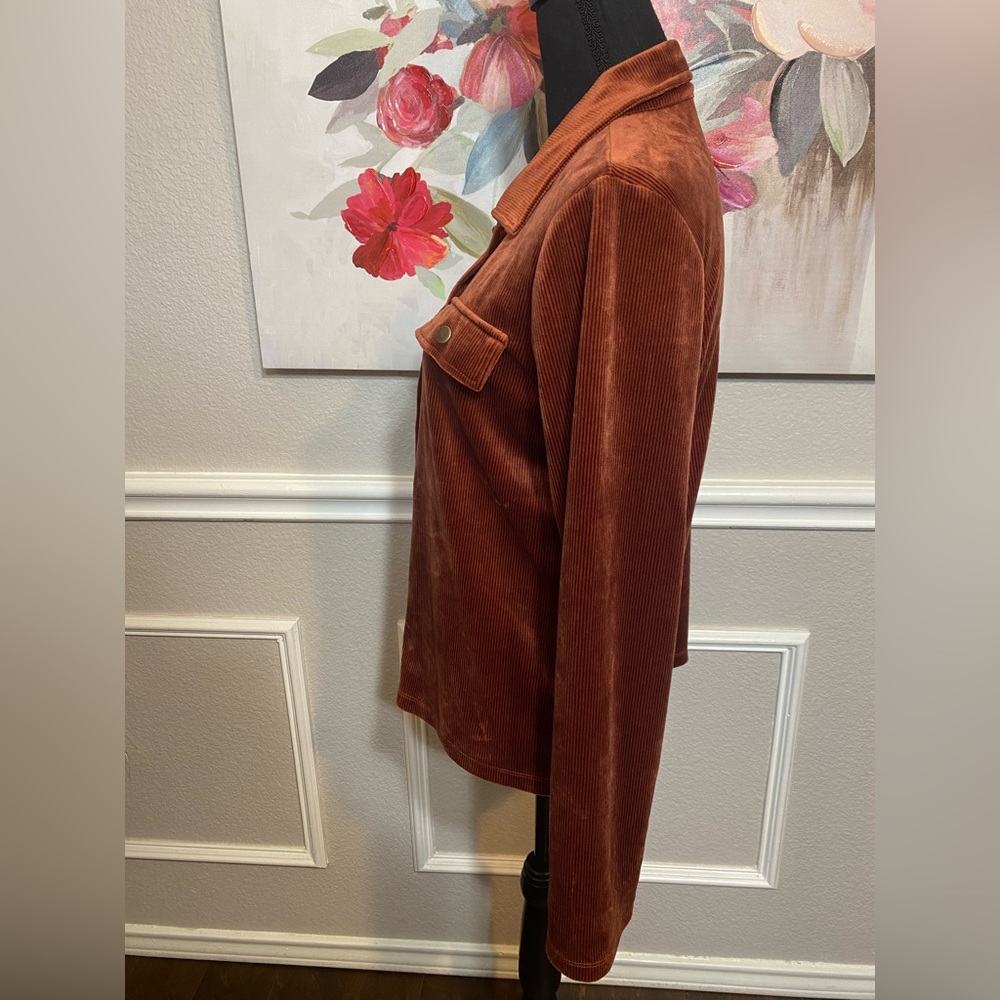 Rust Button-Up Top - Picture 8 of 11